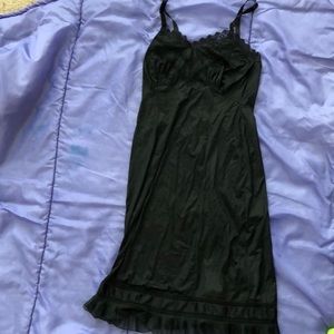 Vintage black slip dress 34 average